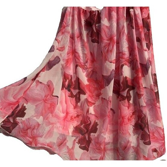 MAC DUGGAL PINK FLORAL PRINT ONE SHOULDER MINI DRESS NWT SZ 10 PINK $398 - Picture 4 of 9